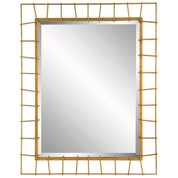 Townsend Antiqued Gold Mirror 
