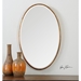 Herleva Gold Oval Mirror - UTT1470