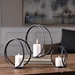 Pina Curved Metal Candleholders Set of 3 - UTT1673