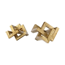 Ayan Gold Accents Set of 2 