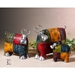 Colorful Cows Metal Figurines Set of 3 - UTT1725
