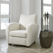 Teddy White Shearling Accent Chair - UTT2078