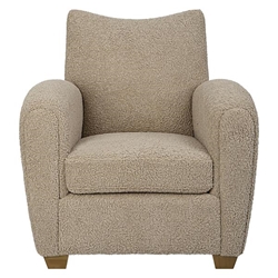Teddy Latte Accent Chair 