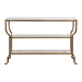 Deline Gold Console Table - UTT2168