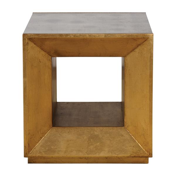 Flair Gold Cube Table 