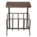 Sonora Industrial Magazine Accent Table - UTT2358