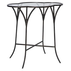 Adhira Glass Accent Table 