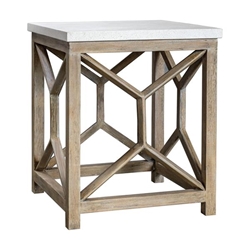Catali Stone End Table 