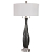 Jothan Frosted Black Table Lamp - UTT2485