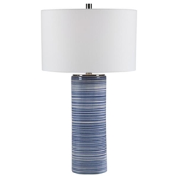 Montauk Striped Table Lamp 