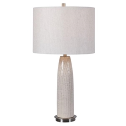 Delgado Light Gray Table Lamp 