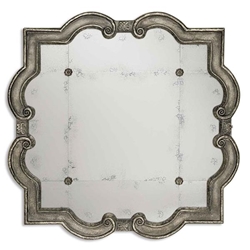 Prisca Distressed Silver Mirror 