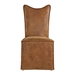 Delroy Armless Chairs Cognac Set Of 2 - UTT2888