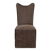 Delroy Armless Chairs Chocolate Set Of 2 - UTT2890