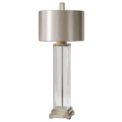Drustan Clear Glass Table Lamp 