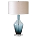 Hagano Blue Glass Table Lamp - UTT2906