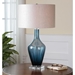 Hagano Blue Glass Table Lamp - UTT2906