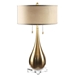 Lagrima Brushed Brass Lamp - UTT2953