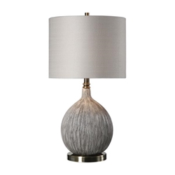 Hedera Textured Ivory Table Lamp 