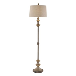 Vetralla Silver Bronze Floor Lamp 