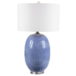Westerly Blue Table Lamp 