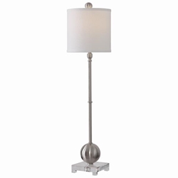Laton Silver Buffet Lamp 