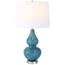 Avalon Blue Table Lamp 